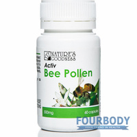 Natures Goodness Activ Bee Pollen 500mg 60 caps